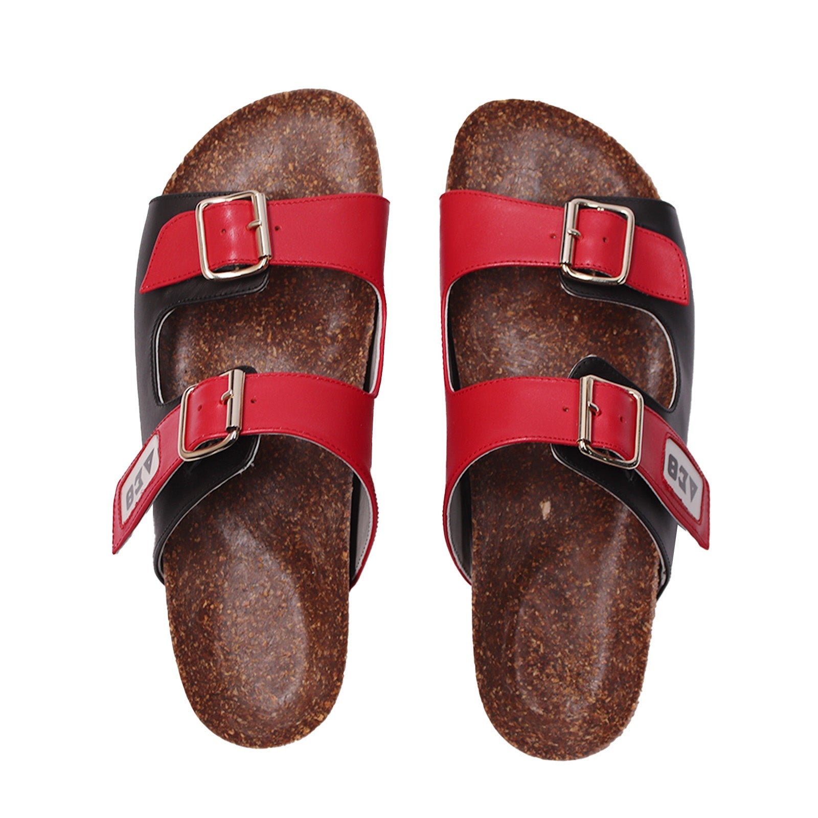 Delta Sigma Theta Double Strap Greek Letter Sandals