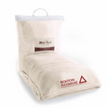 BAC Branded Cream Mink Touch Throw Blanket