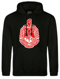 Boston Alumnae Chapter Black Embroidered Chenille Shield Hoodie