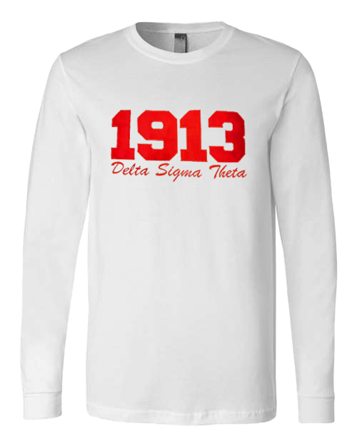 Delta Sigma Theta 1913 Eclipse long sleeve T-Shirt