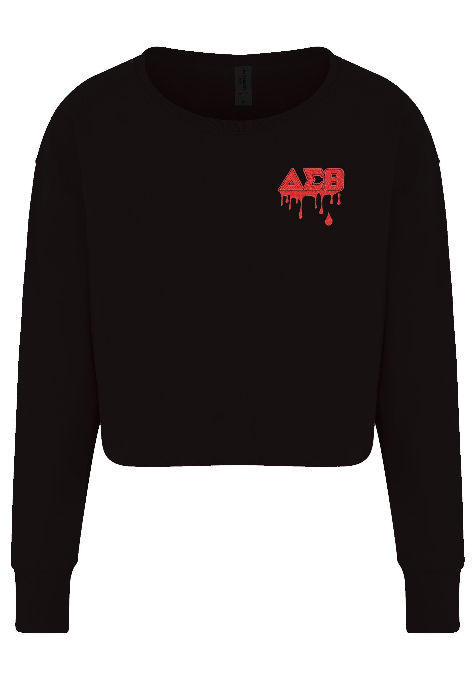 Delta Sigma Theta Drip Crop Top