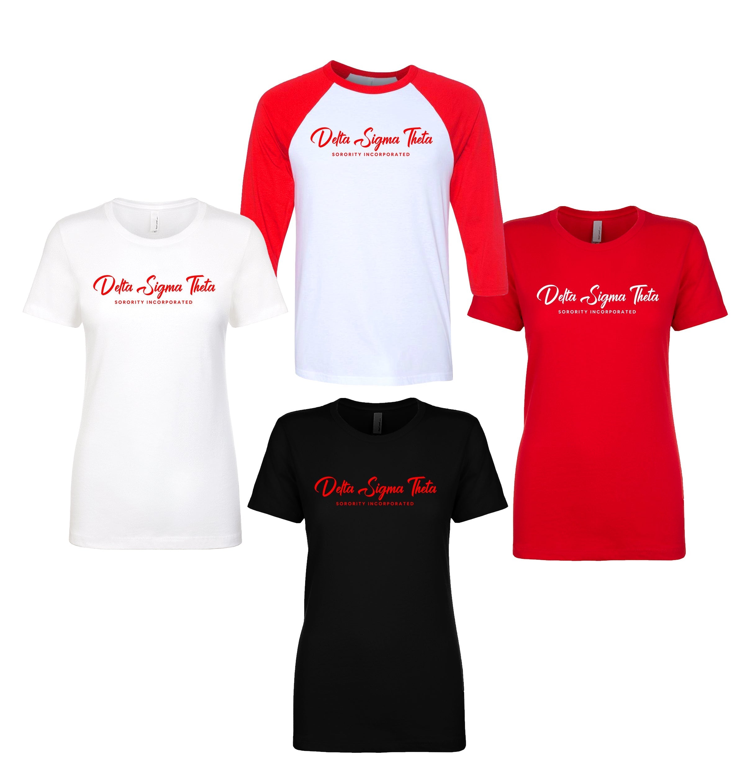 Delta Sigma Theta Script Font T-Shirt