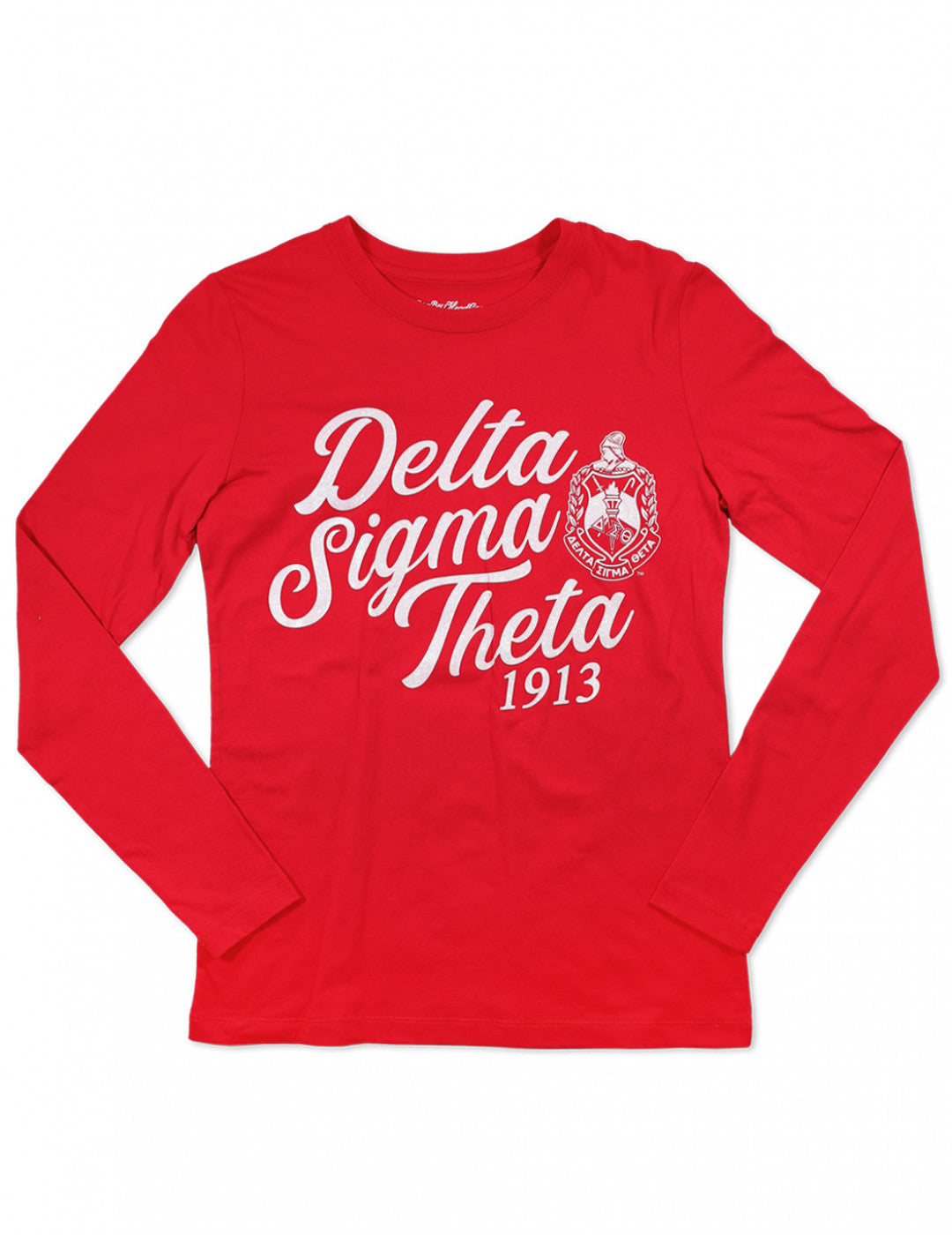 Delta Sigma Theta Long Sleeve Shield T-Shirt