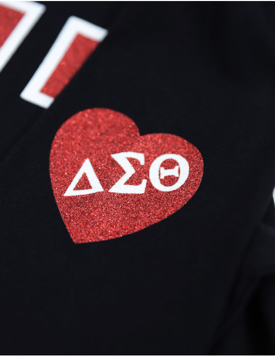 DELTA SIGMA THETA LONG SLEEVE TEE BLACK