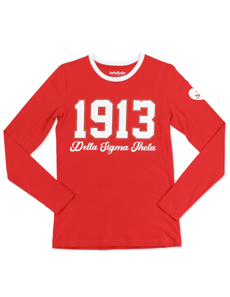 DST LONG SLEEVE TEE_RED