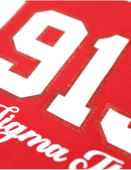 DELTA SIGMA THETA LONG SLEEVE TEE RED