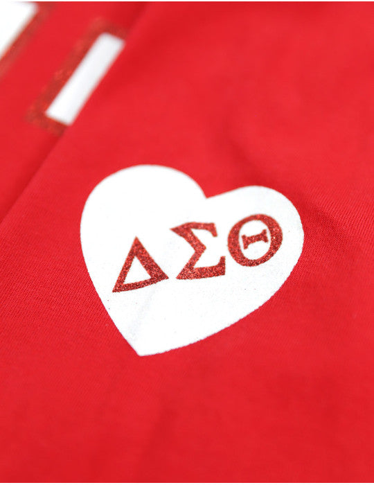 DELTA SIGMA THETA LONG SLEEVE TEE RED