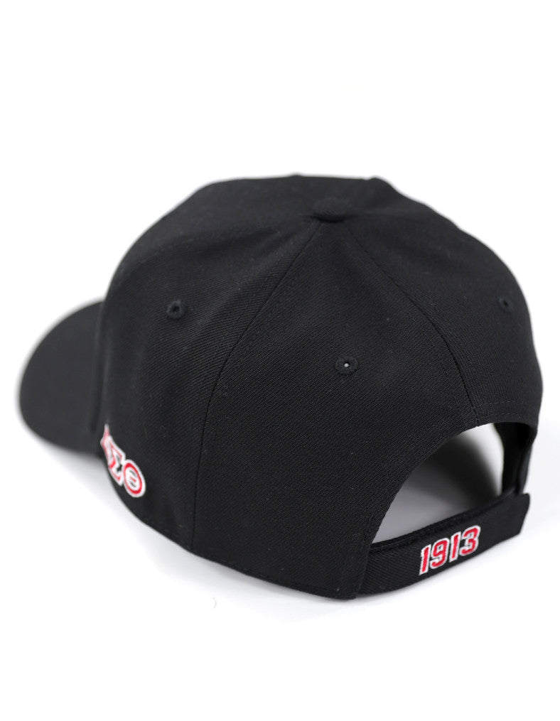 DST CREST BALL CAP_BLACK