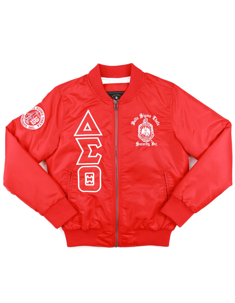 DST BOMBER JACKET_RED