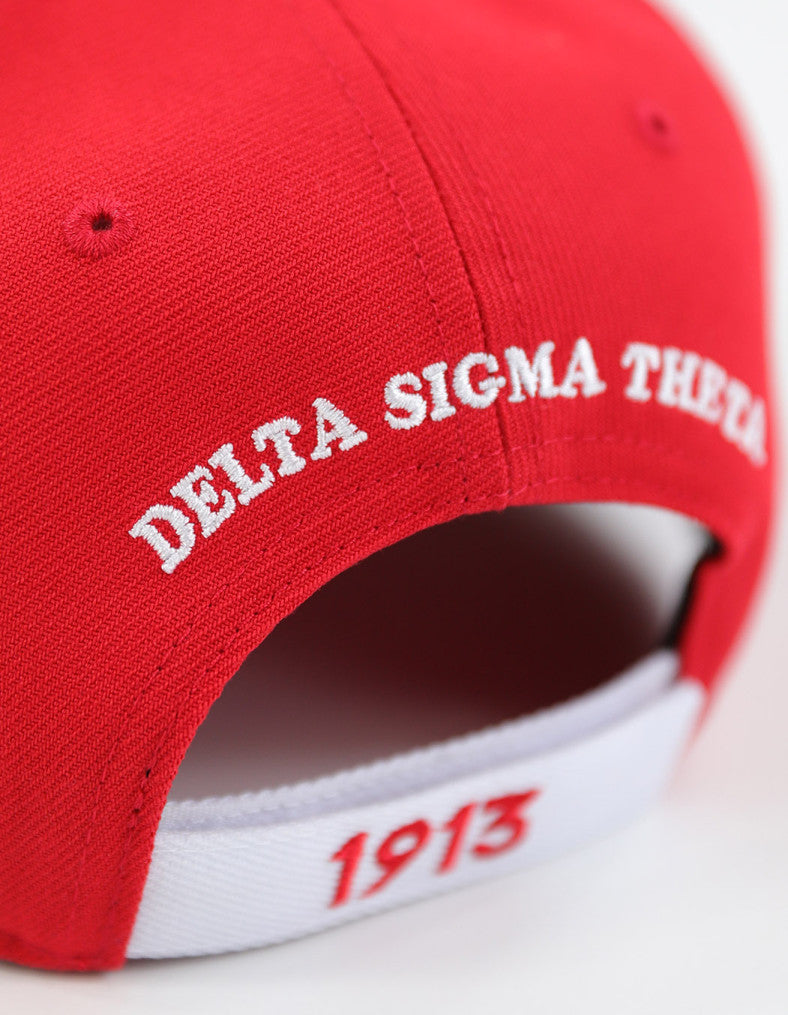 DST LETTER BALL CAP_RED