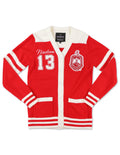DST WOOL SWEATER CARDIGAN_RED