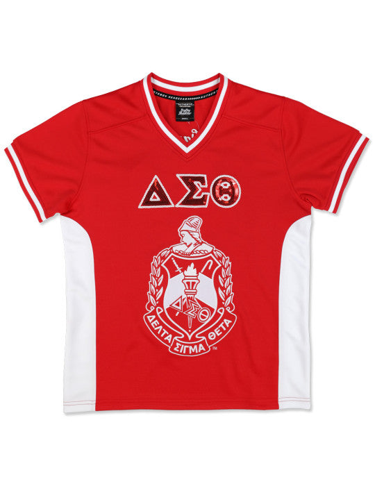 Delta Sigma Theta Football Jersey (Red)