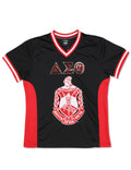Delta Sigma Theta Football Jersey (Black)