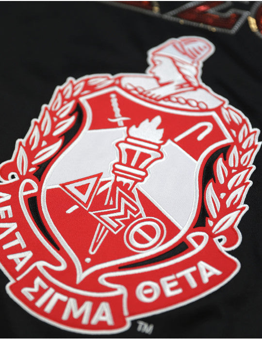 Delta Sigma Theta Football Jersey (Black)