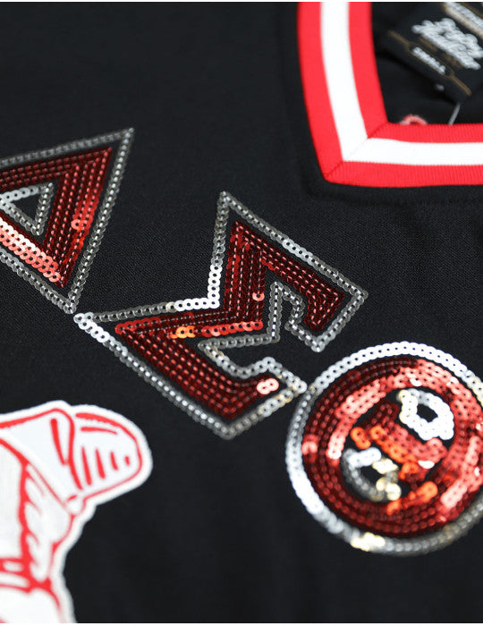 Delta Sigma Theta Football Jersey (Black)