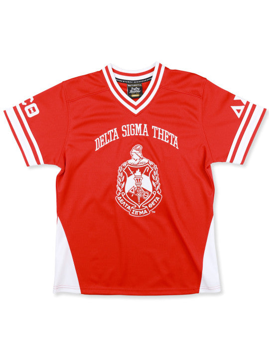 Delta Sigma Theta Red Football Jersey