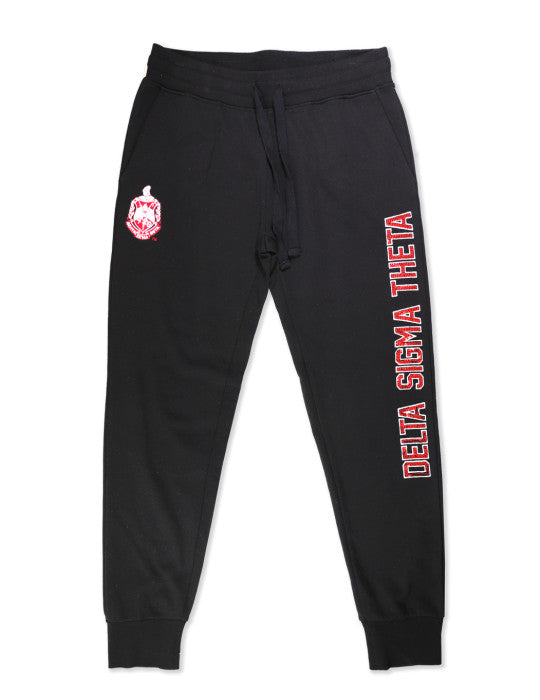 DELTA SIGMA THETA SEQUINS PATCH SWEATPANTS