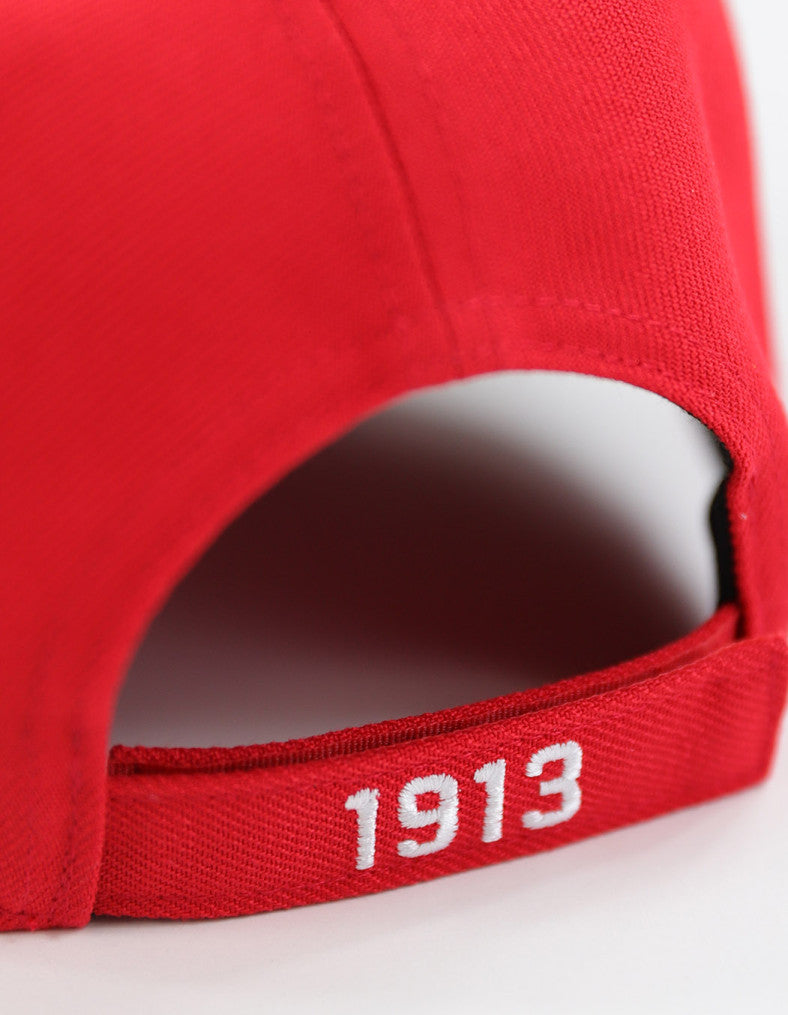 DST CREST BALL CAP_RED