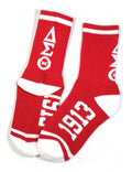 Delta Sigma Theta Red Socks