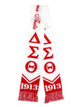 Delta Sigma Theta Scarf (White)