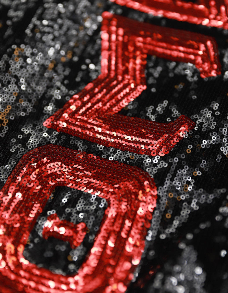 DST SEQUIN JACKET_BLACK