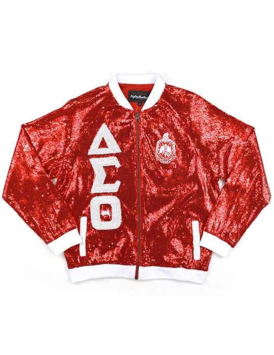 Delta Sigma Theta Red SEQUINS JACKET