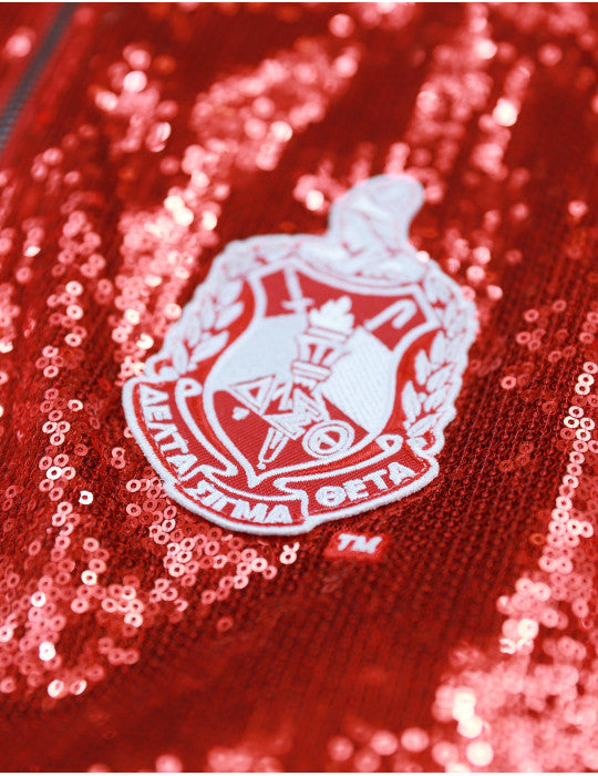 Delta Sigma Theta Red SEQUINS JACKET