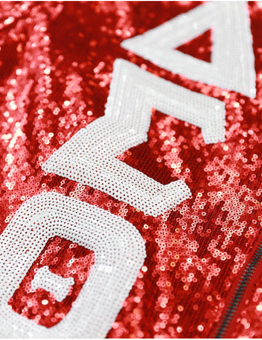 Delta Sigma Theta Red SEQUINS JACKET