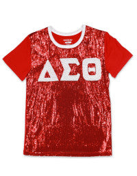 Delta Sigma Theta Sequin Tee