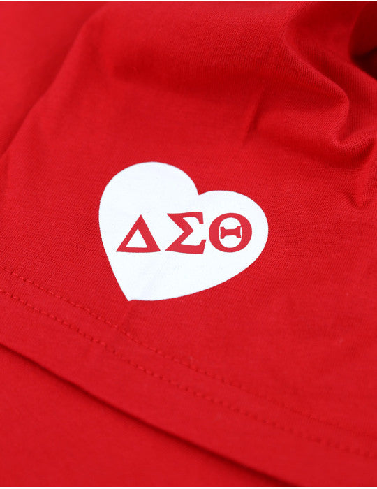 Delta Sigma Theta Red Sequin T-shirt
