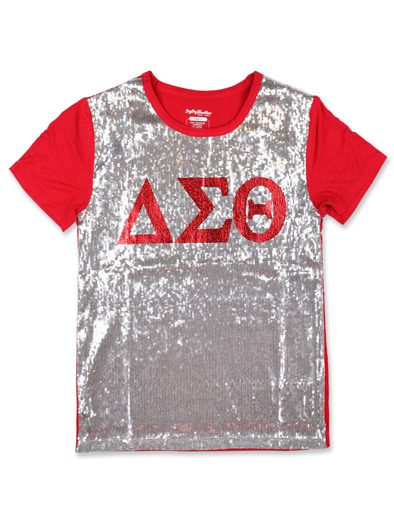 DST SEQUIN TEE_WHITE