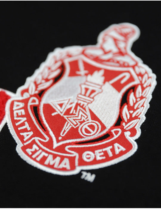 Delta Sigma Theta Black Chenille Sweatshirt