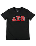 DST GLITTER DRY FIT TEE_BLACK