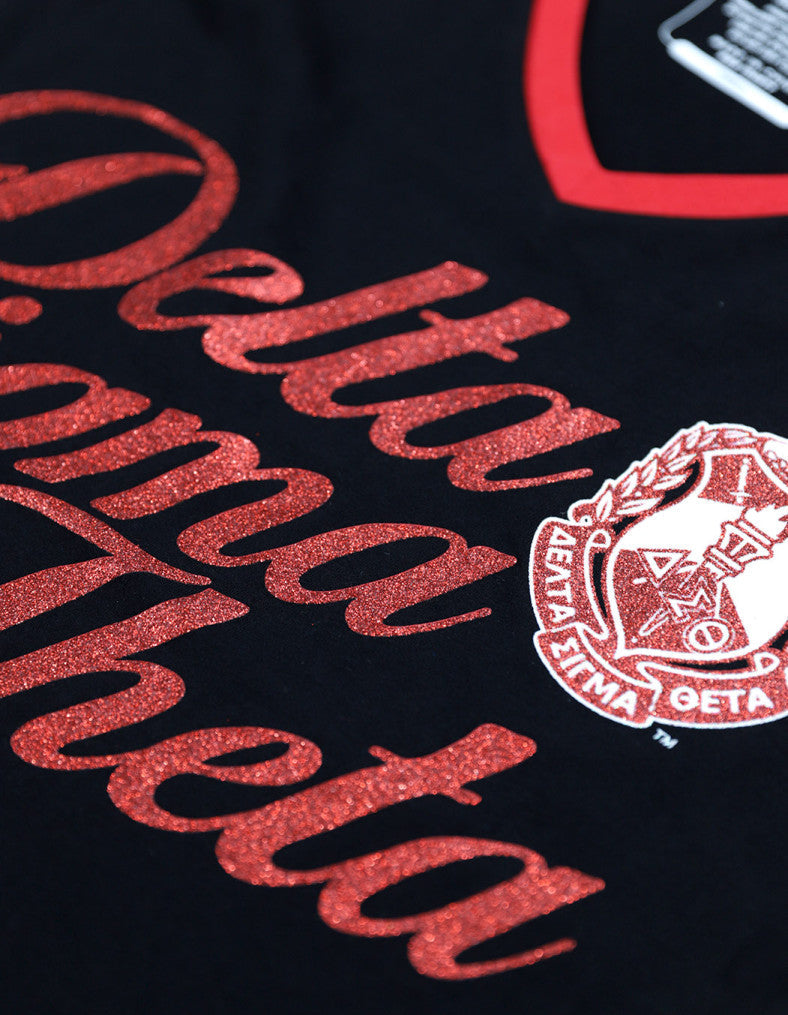 DST V-NECK TEE_BLACK
