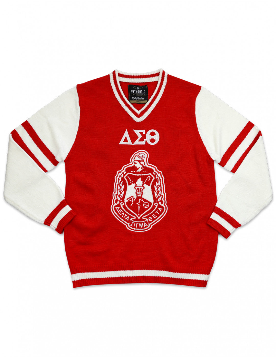 Delta Sigma Theta V-Neck Sweater