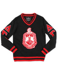 DST WOOL V-NECK SWEATER_BLACK