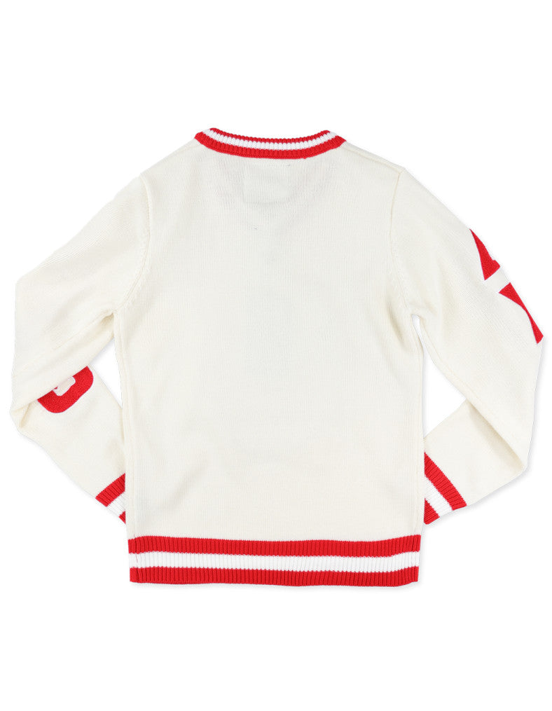 DST WOOL V-NECK SWEATER_IVORY