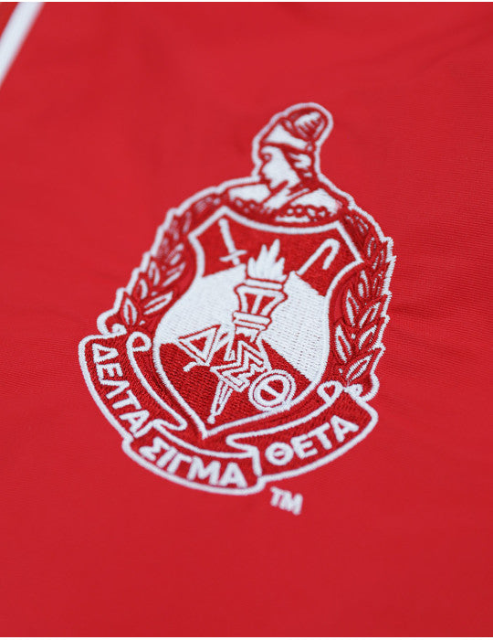 Delta Sigma Theta Red Windbreaker