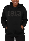 Delta Sigma Theta Black on Black 1913 Hoodie