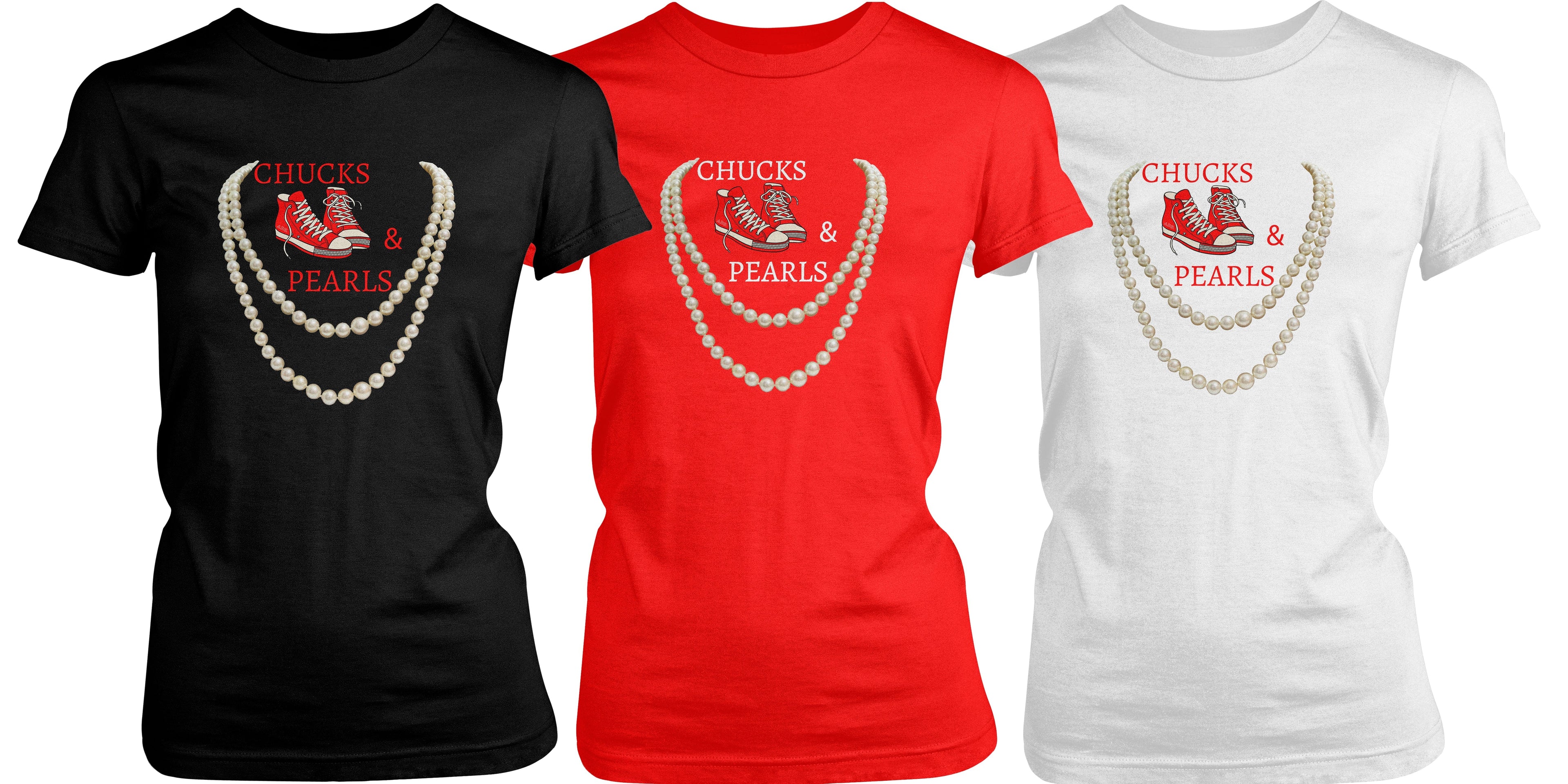 Delta Sigma Theta Chucks & Pearls T-Shirts