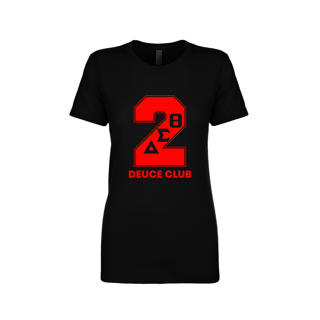 Delta Sigma Theta Line Number Black / Red / White T-Shirt 1-100