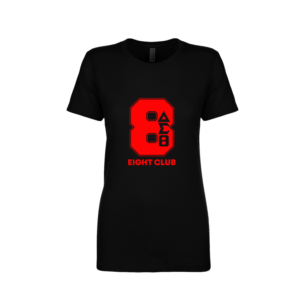 Delta Sigma Theta Line Number Black / Red / White T-Shirt 1-100