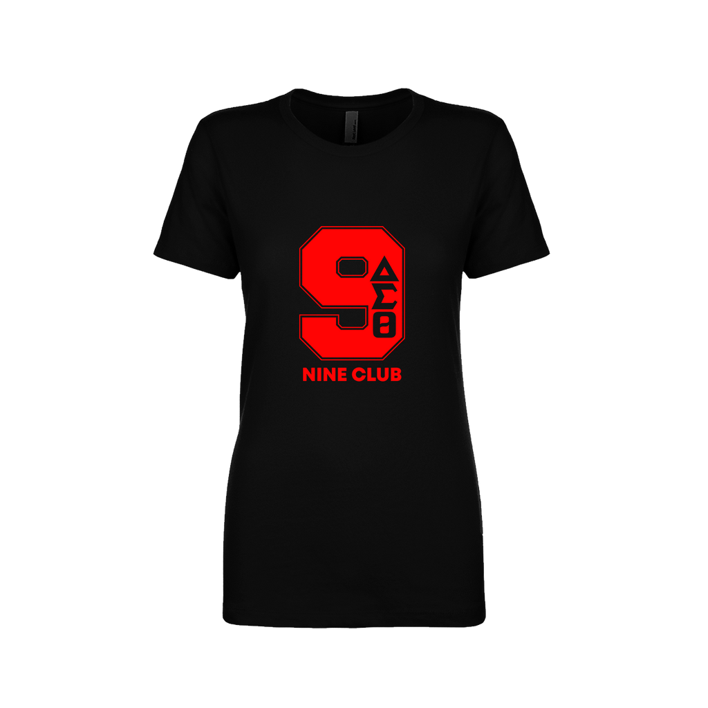 Delta Sigma Theta Line Number Black / Red / White T-Shirt 1-100