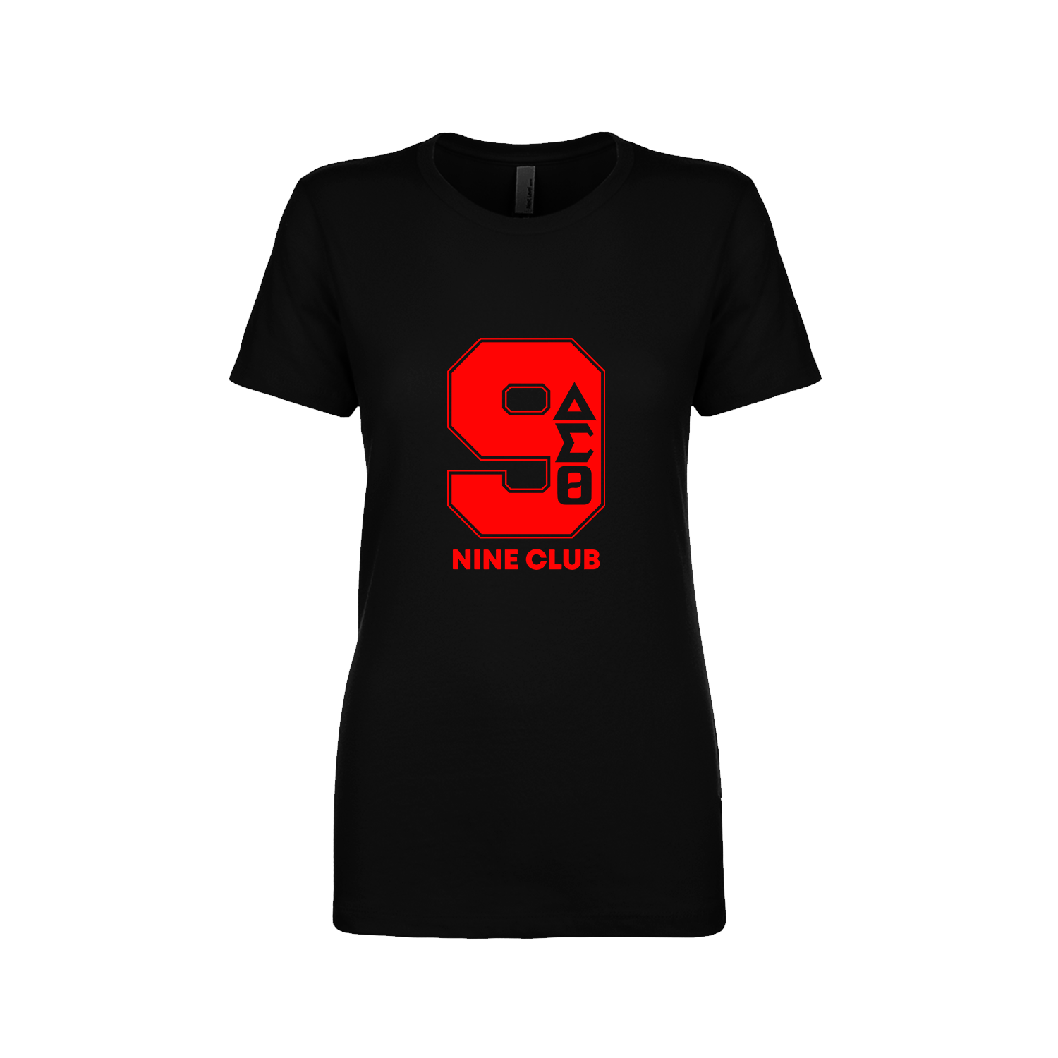 Delta Sigma Theta Line Number Black / Red / White T-Shirt 1-100