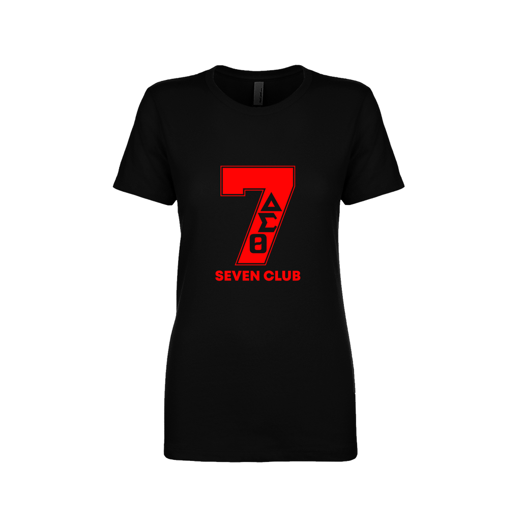 Delta Sigma Theta Line Number Black / Red / White T-Shirt 1-100