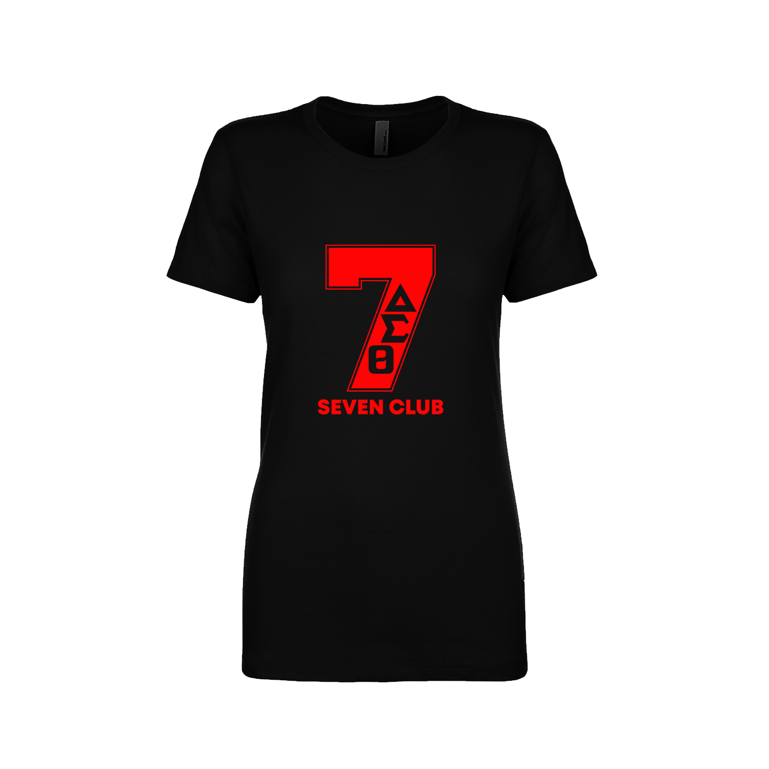 Delta Sigma Theta Line Number Black / Red / White T-Shirt 1-100