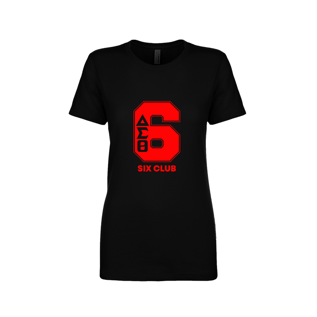 Delta Sigma Theta Line Number Black / Red / White T-Shirt 1-100