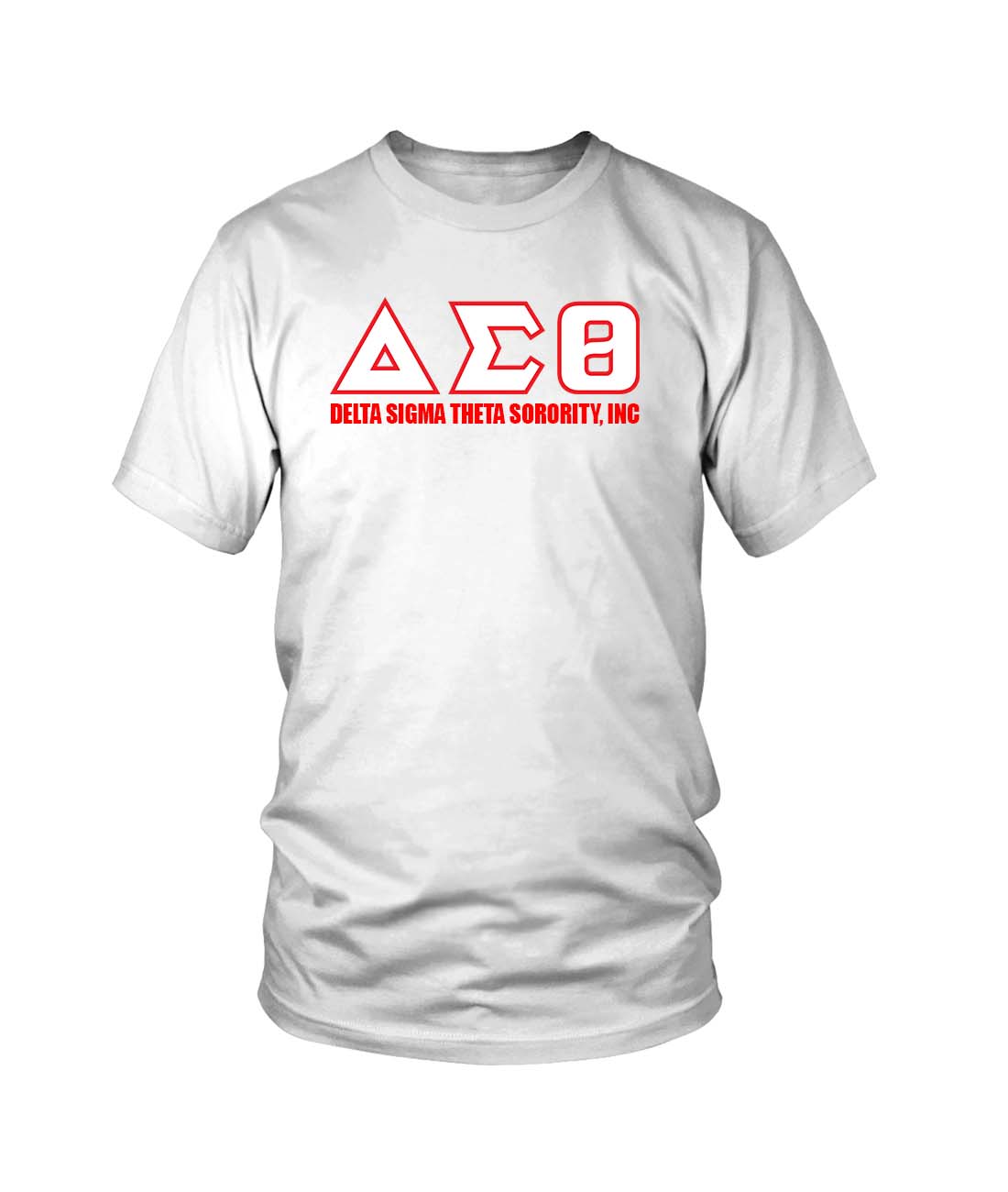 Delta Sigma Theta Greek Text T-Shirt