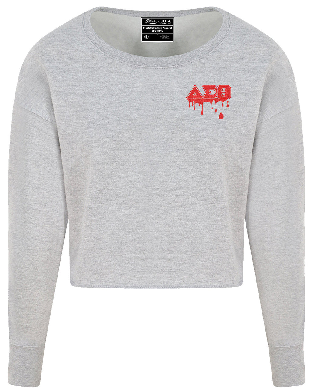 Delta Sigma Theta Drip Crop Top