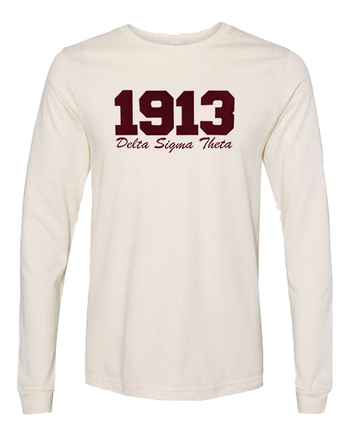 Delta Sigma Theta 1913 Eclipse long sleeve T-Shirt